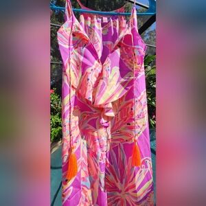 Lilly Pulitzer 100%SILK Flowy Dress in perfect condition!